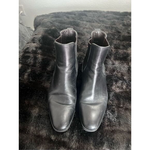 TO BOOT NEW YORK ‘LARGO’ MENS Fair Black CHELSEA BOOT SIZE 8.5  $495 main image 6